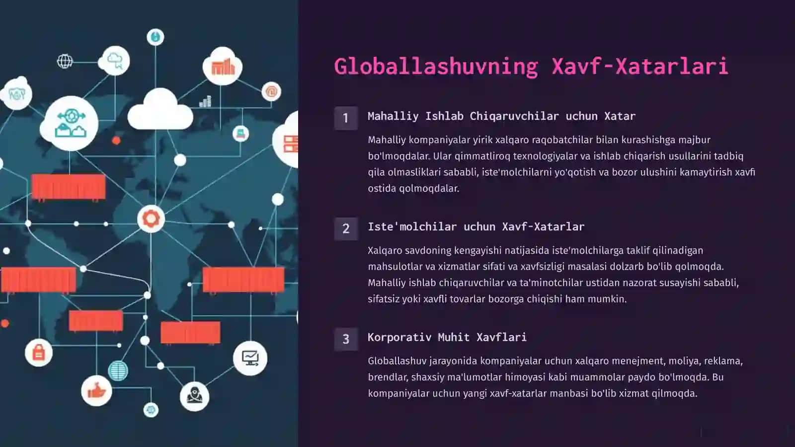 Iqtisodiyotning Globallashuvi: Bozor Amaliyotidagi o'zgarishlar 3