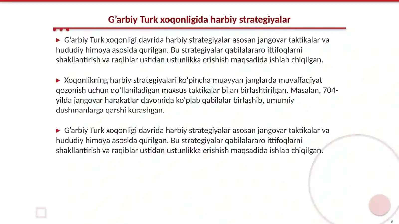 G’arbiy Turk xoqonligida harbiy strategiyalar 3