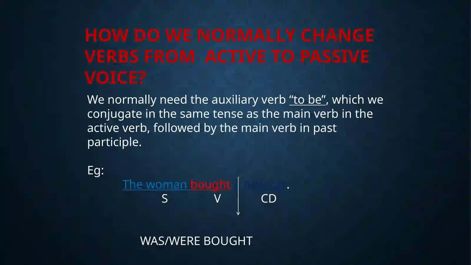 PASSIVE VOICE 3