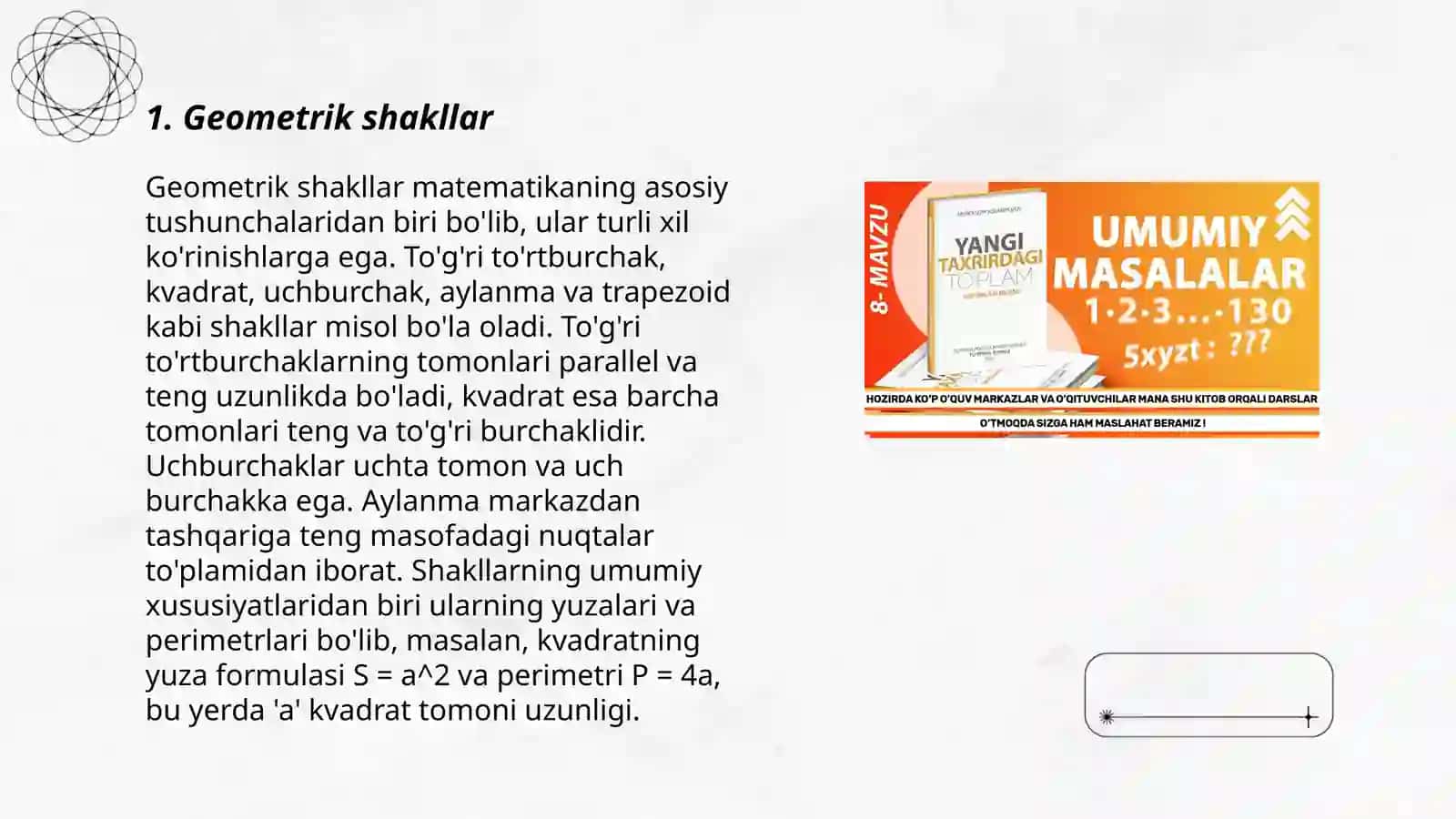 Mantiqiy fikrlashga oid masalalar ustida ishlash (2-sinf) 3