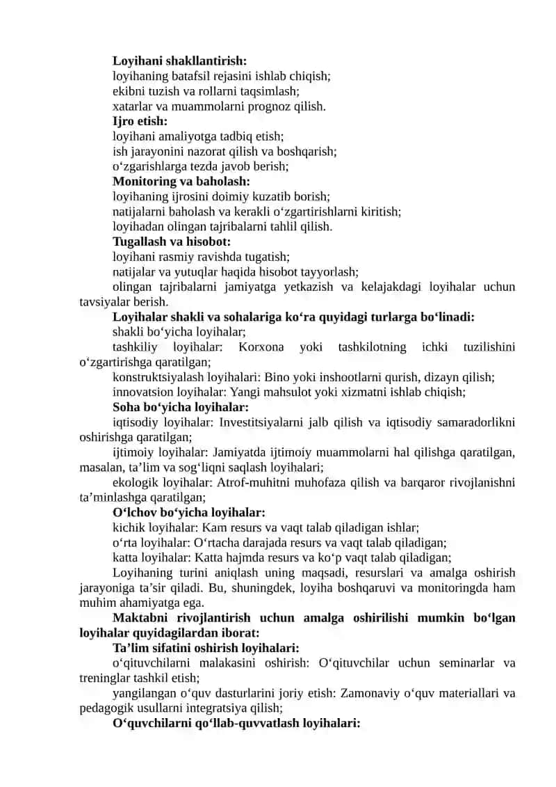 Direktor – loyiha boshqaruvchisi sifatida 3