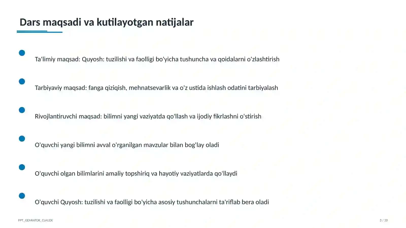 Quyosh: tuzilishi va faolligi (11-sinf) 3