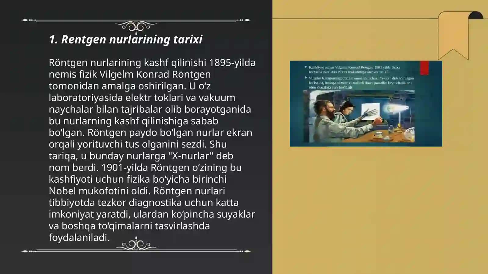Rentgen nurlari va ularning qoʻllanilishi 3