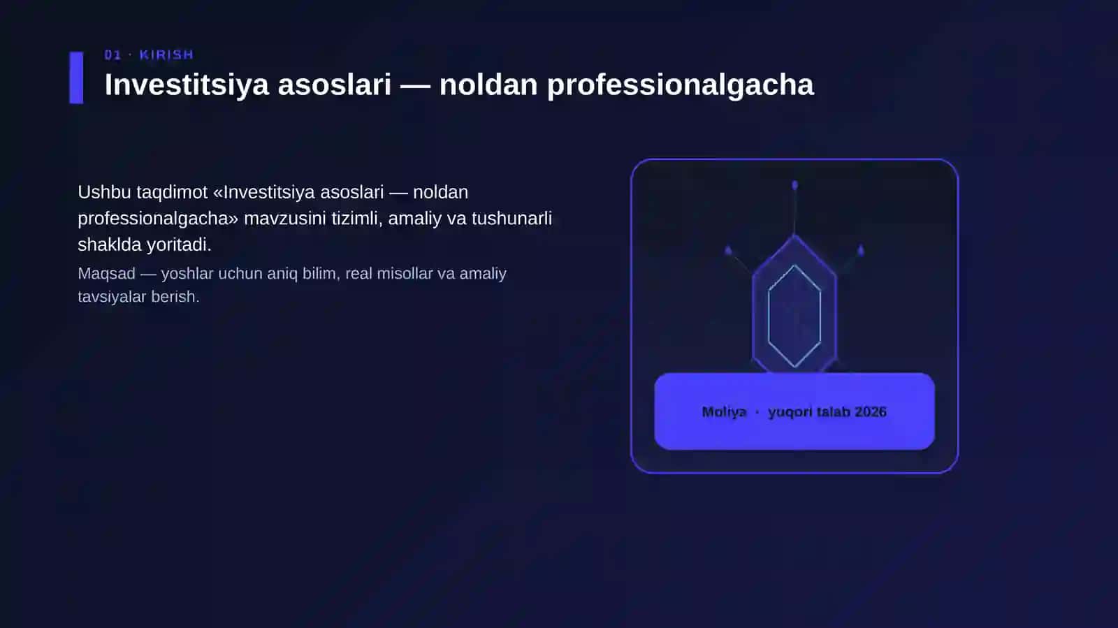 Investitsiya asoslari — noldan professionalgacha 3