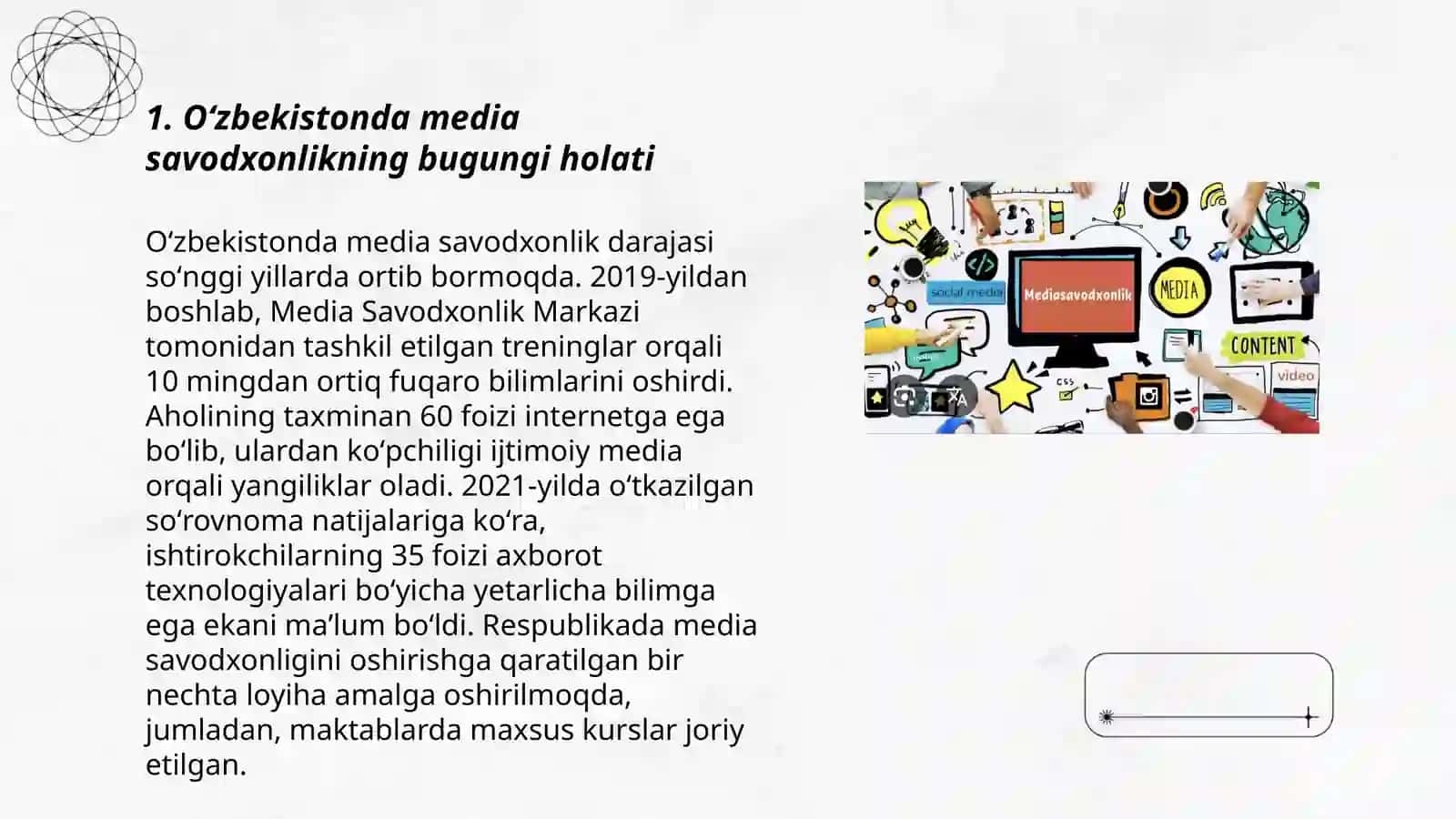 Oʻzbekistonda media savodxonlikning bugungi holati 3