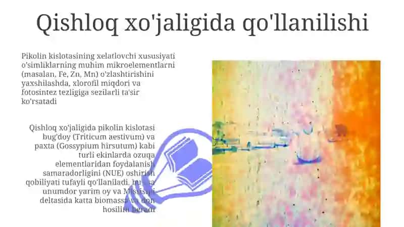 Pikolin kislotasi xossalari 3