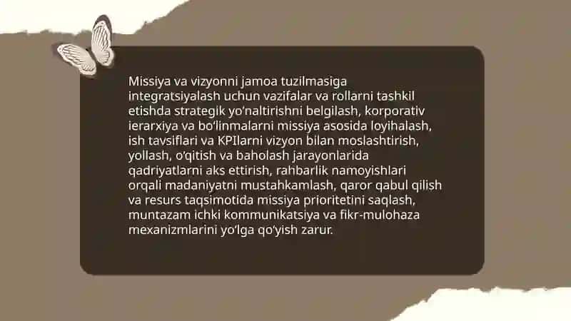 Jamoani shakllantirishning istiqbol rejalari 3