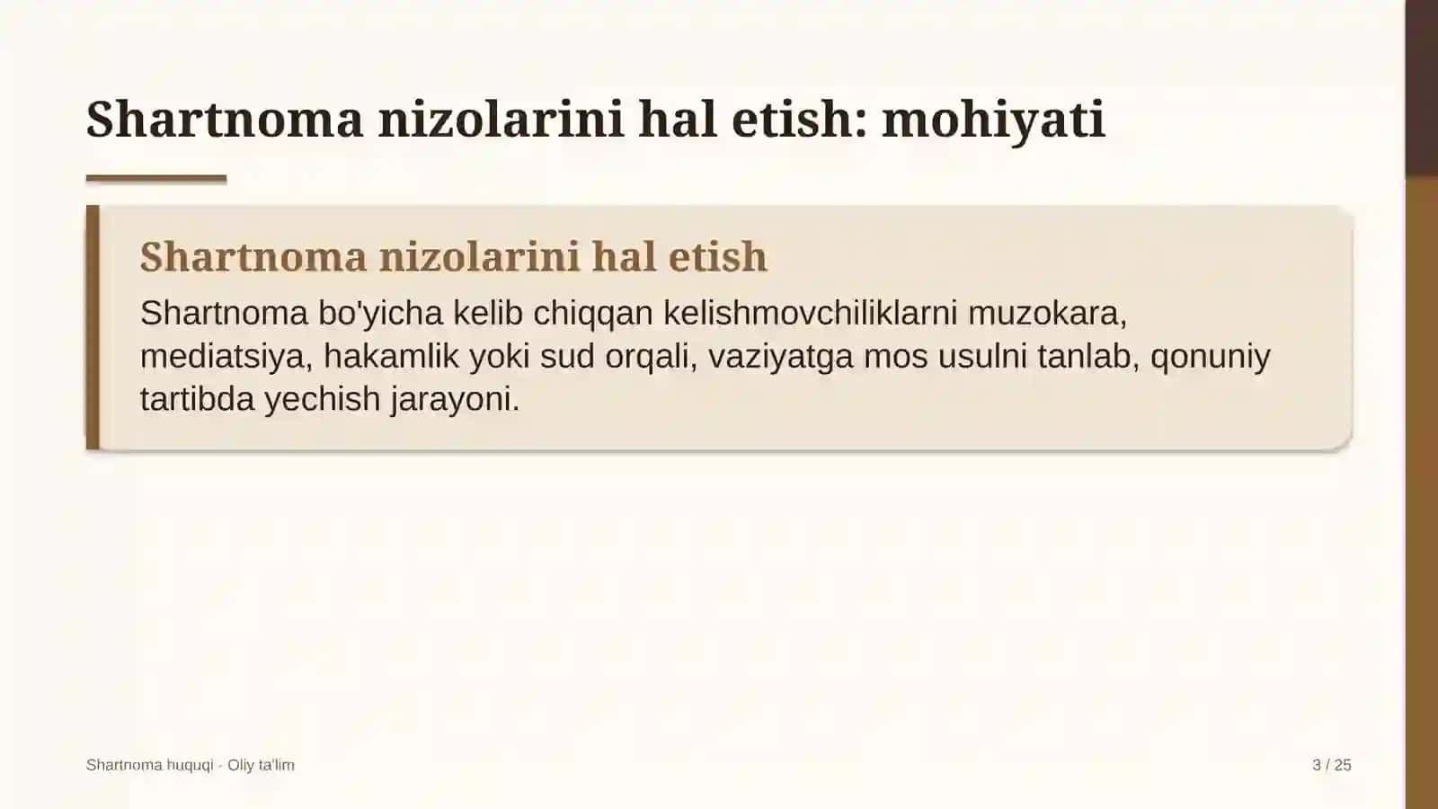 Elektr transportida shartnoma bo'yicha nizolarni hal etish 3