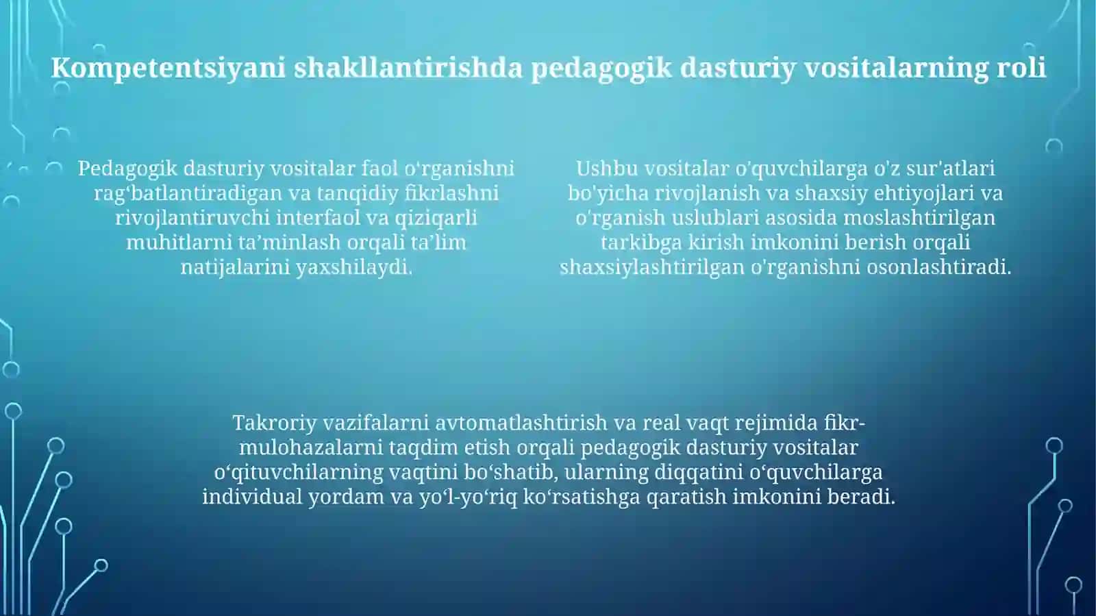 Kompitentlikni Shakillantirishda Pedagogik Dasturiy Vositalarning Nazariy Asoslari 3