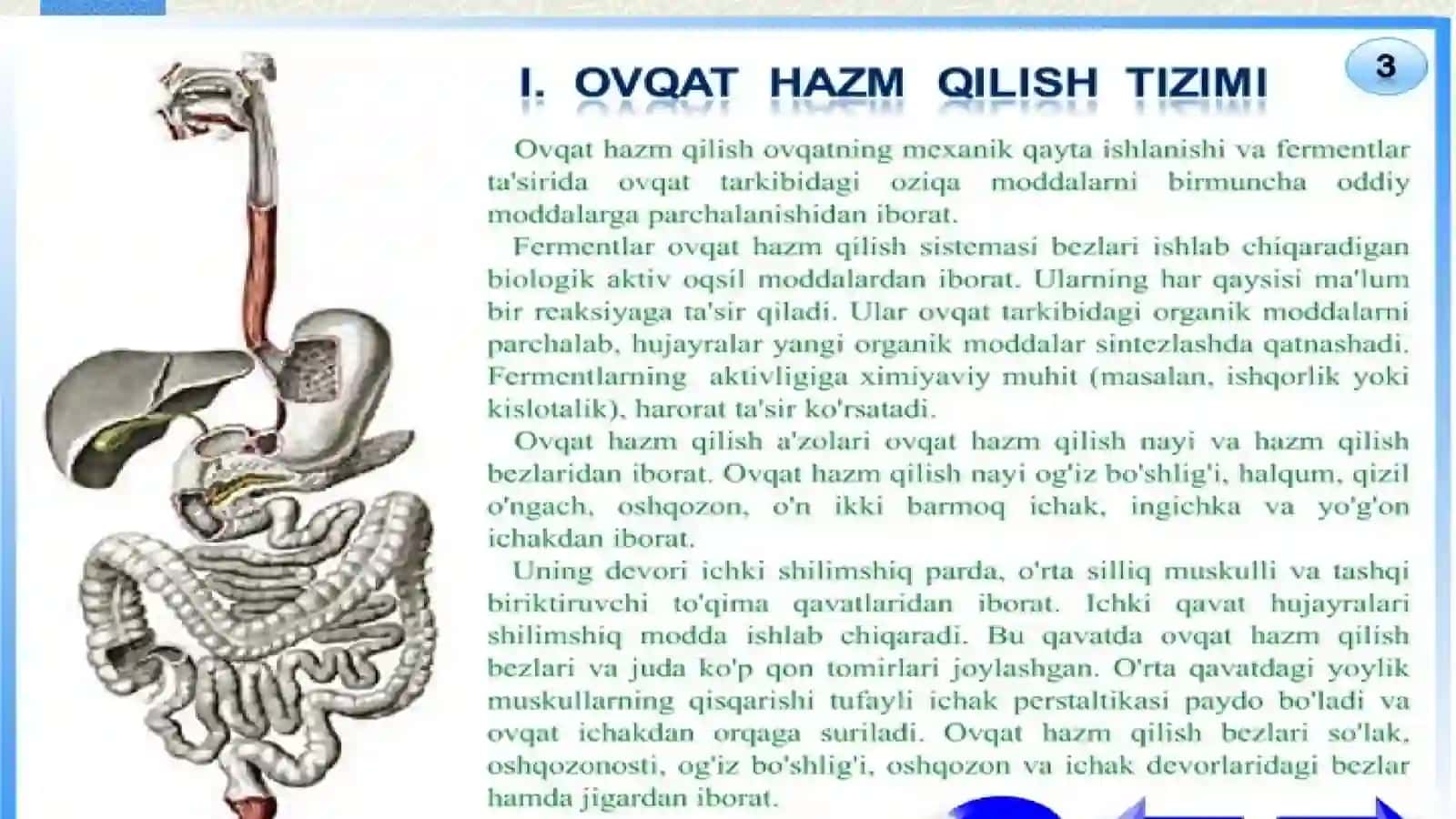 Palonchiyev Pistonchini Biokimyofanidan "Yog‘onichakvazifalari, Kronkasalligivaoilaviypolipozyaralikolitrivojlanishiningbiokimyoviyasoslari.Diareyavaqabziyatdaqõllaniladigandorivositalari." 3