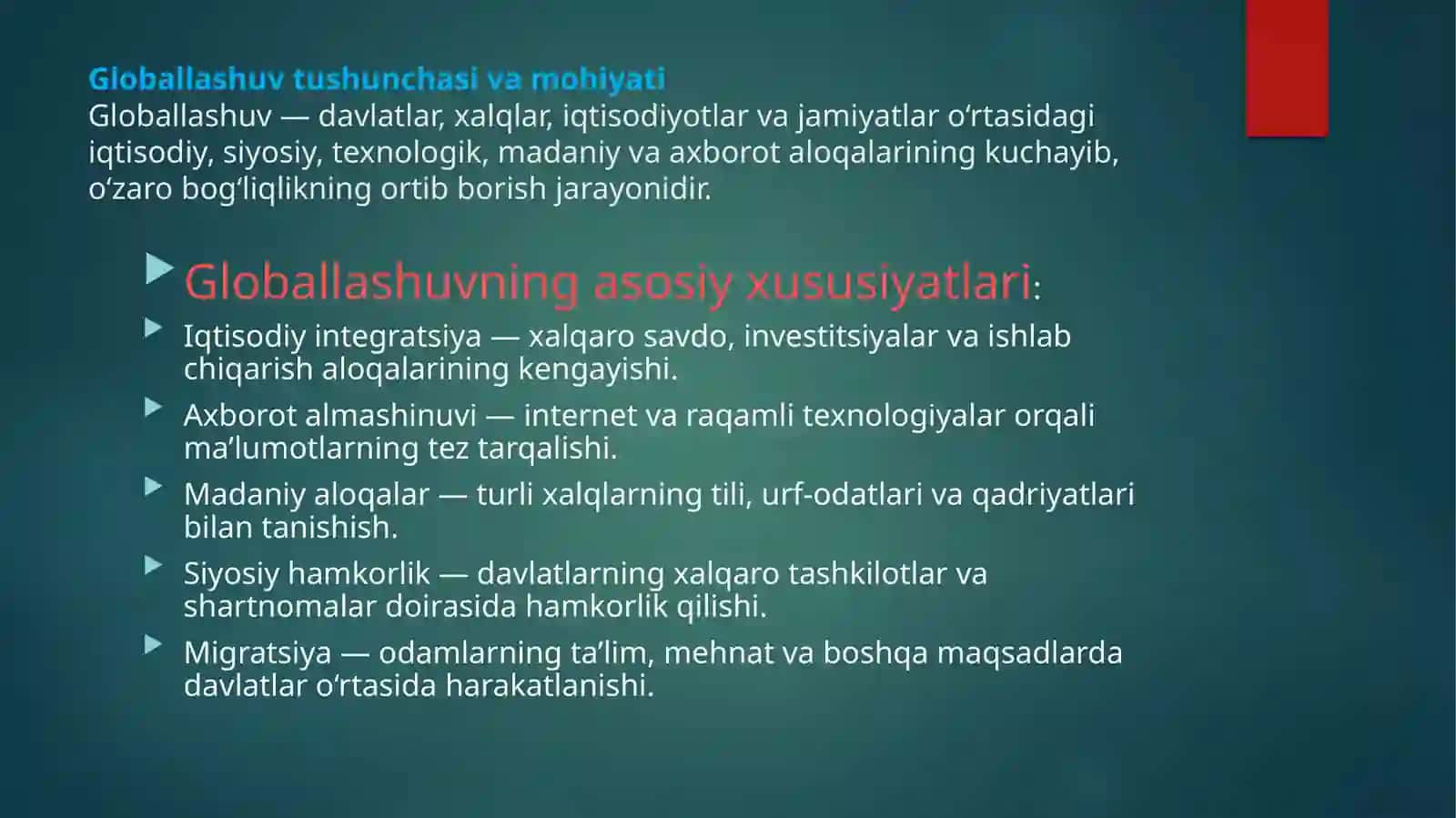 GLOBALLASHUV JARAYONLARI VA INSON HUQUQLARI 3