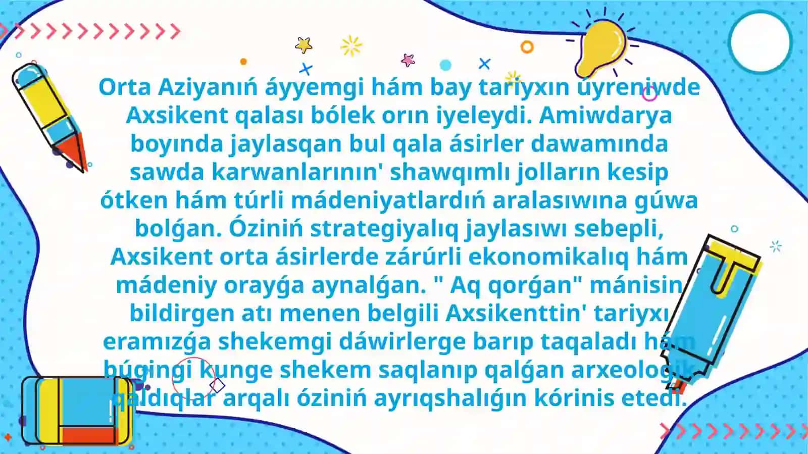 Axsikent Qalasi Tarixi 3