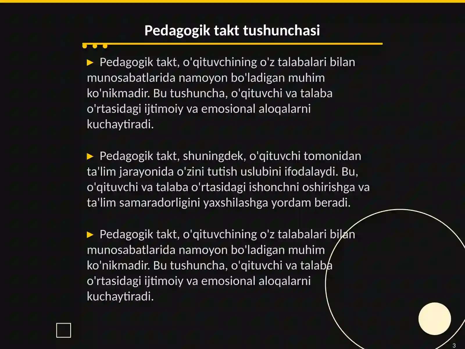 PEDAGOGIK TAKT VA PEDAGOGIK ETIKA 3