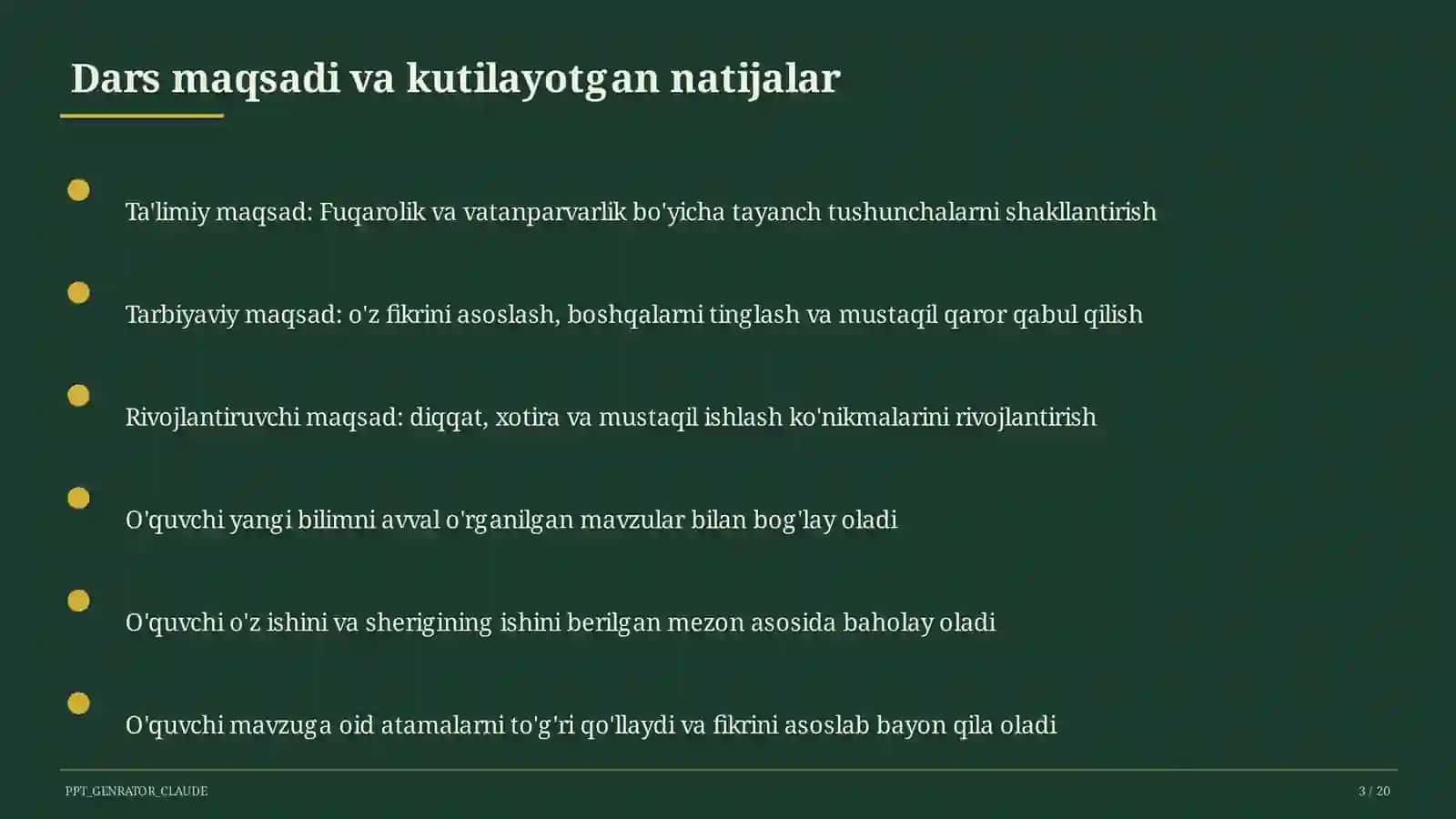 Fuqarolik va vatanparvarlik (8-sinf) 3