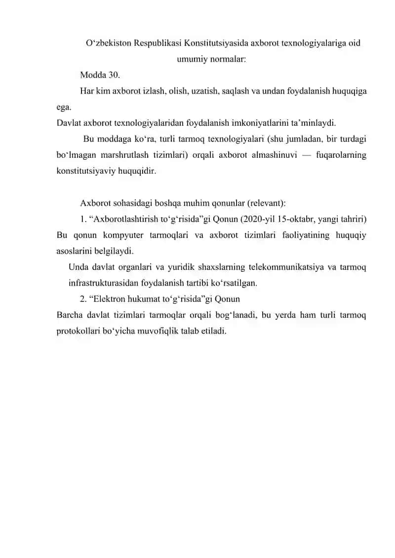 Bir turdagi bo‘lmagan tarmoqlarda marshrutlash muammolari 3