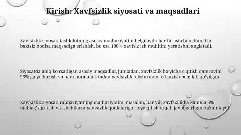 Xavfsizlik texnikasi 3