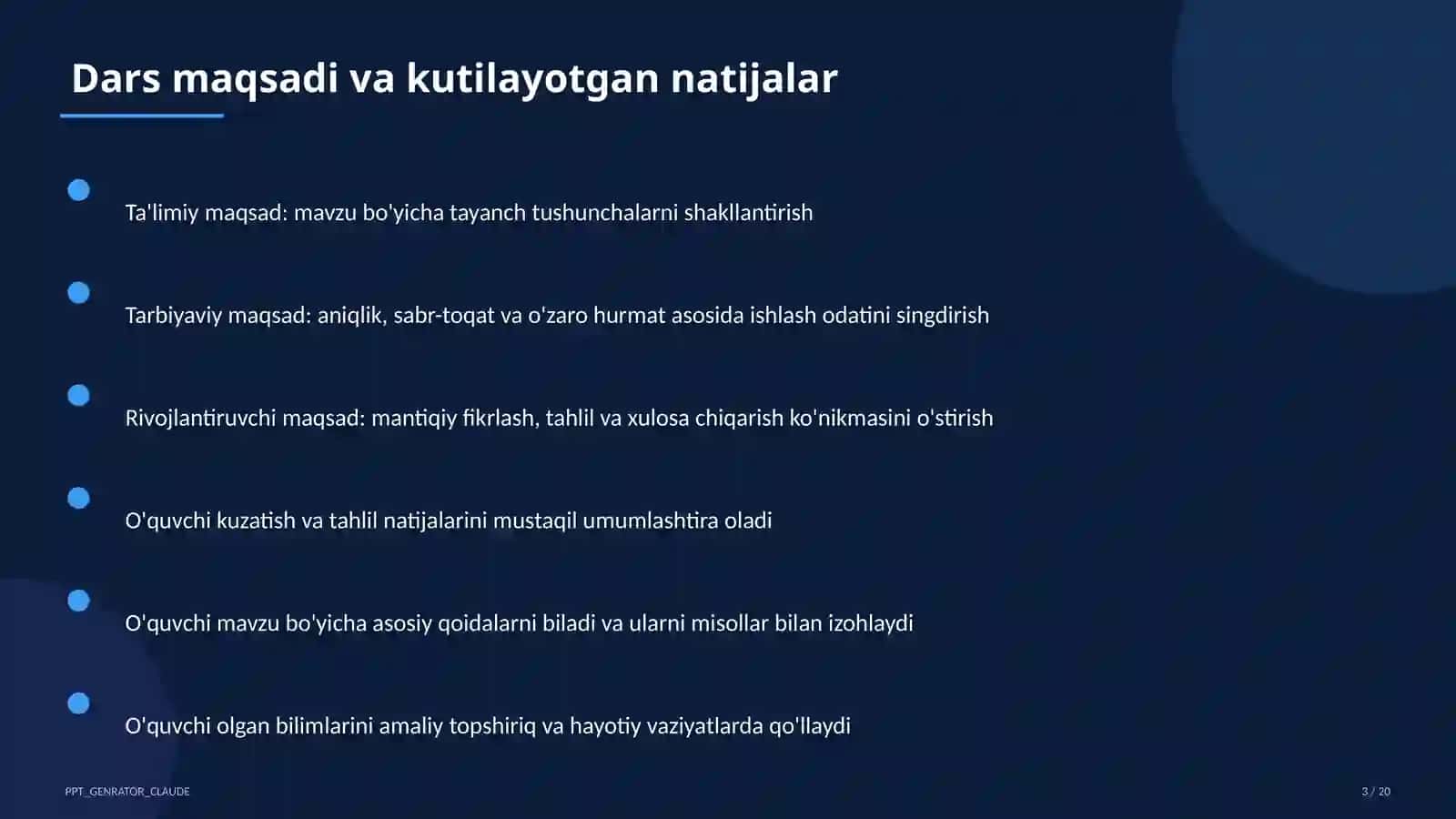 Ildizlar va ratsional ko'rsatkichli daraja (10-sinf) 3