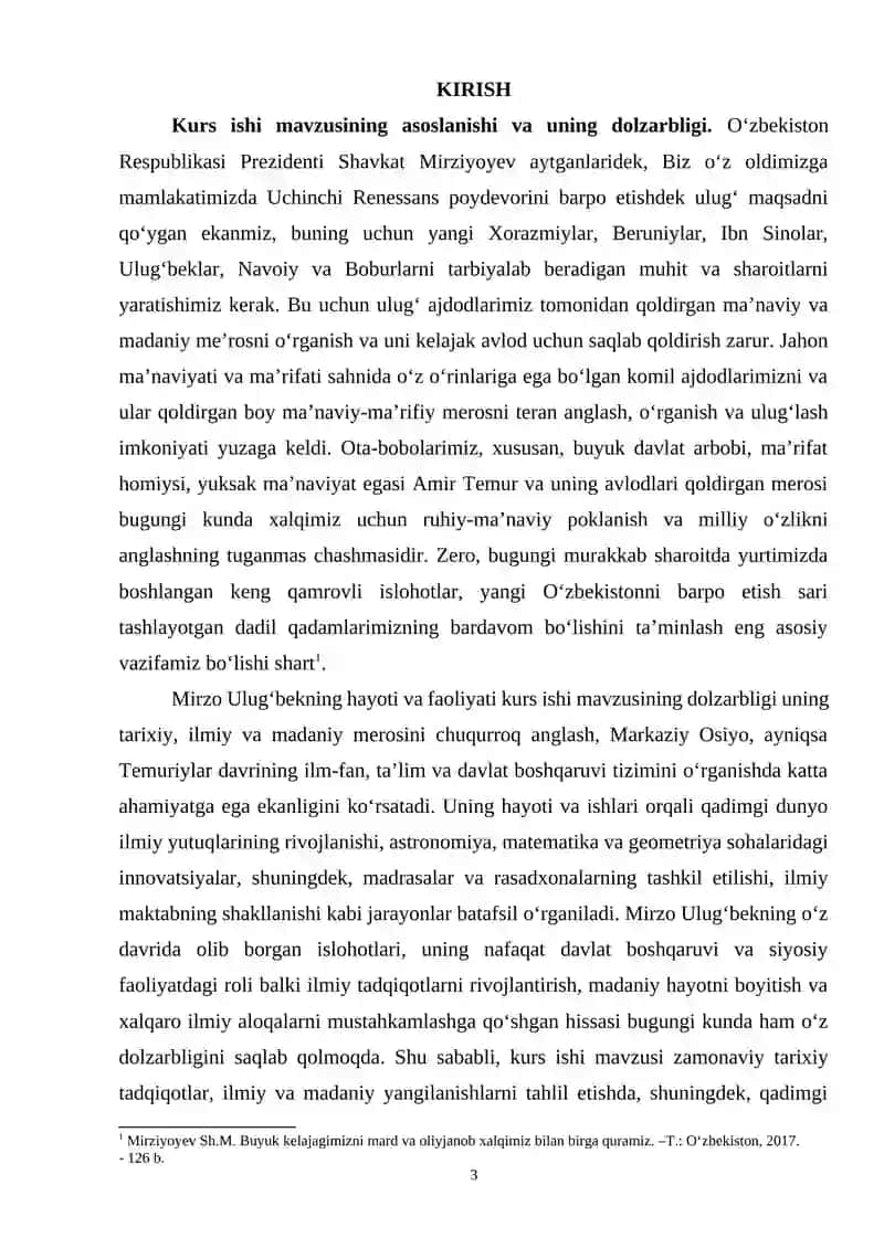 MIRZO ULUGʻBEKNING HAYOTI VA FAOLIYATI 3