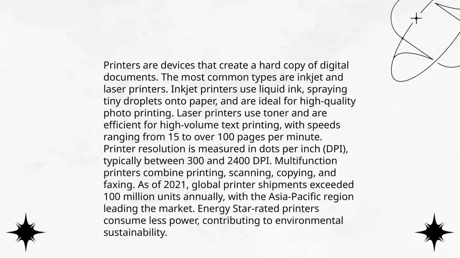 Output devices 3