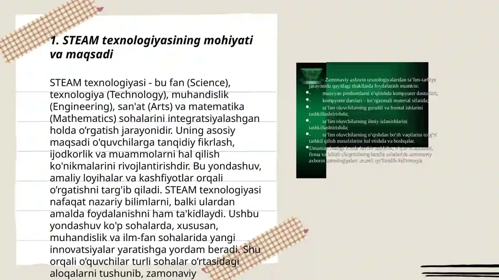 STEAM texnologoyasi haqida malumot 3