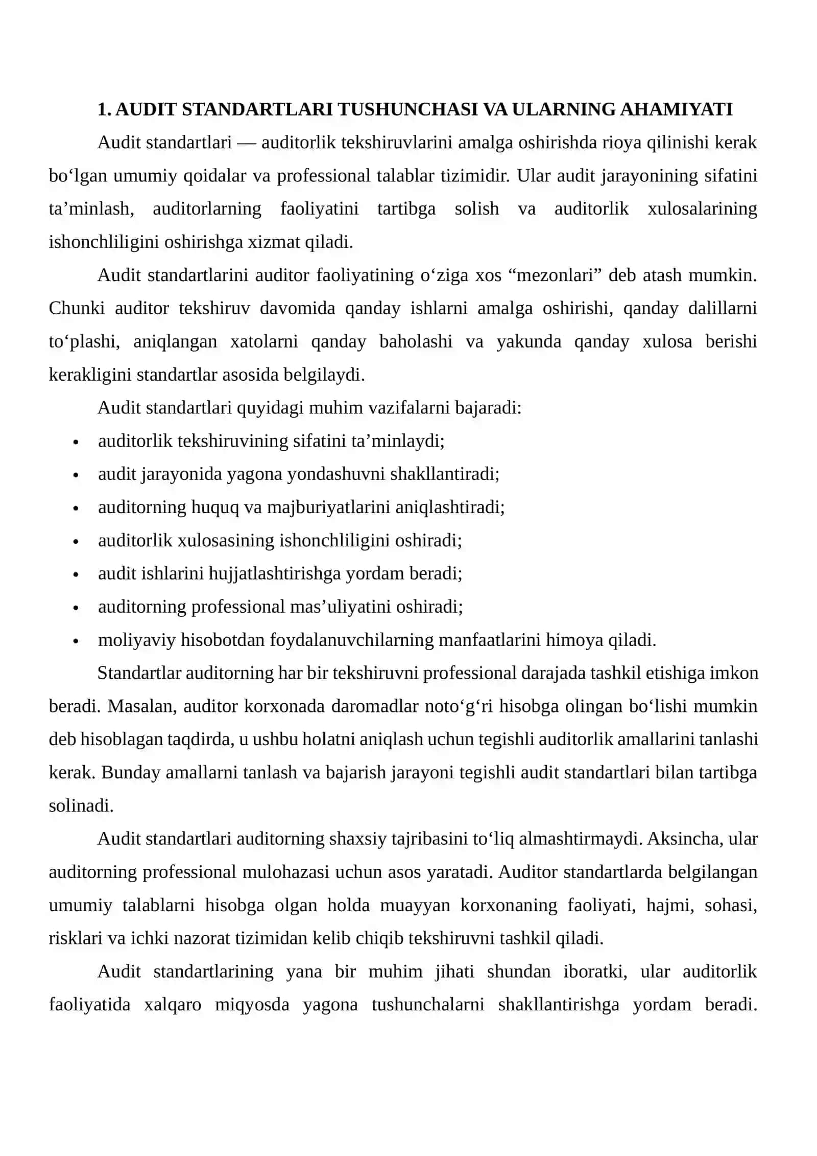 Auditning Standartlari 3