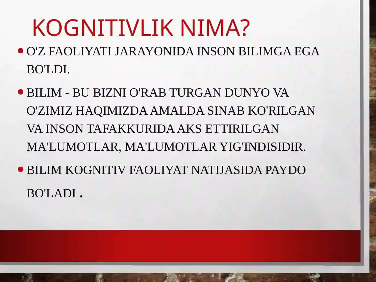 Idrok faoliyat sifatida 3
