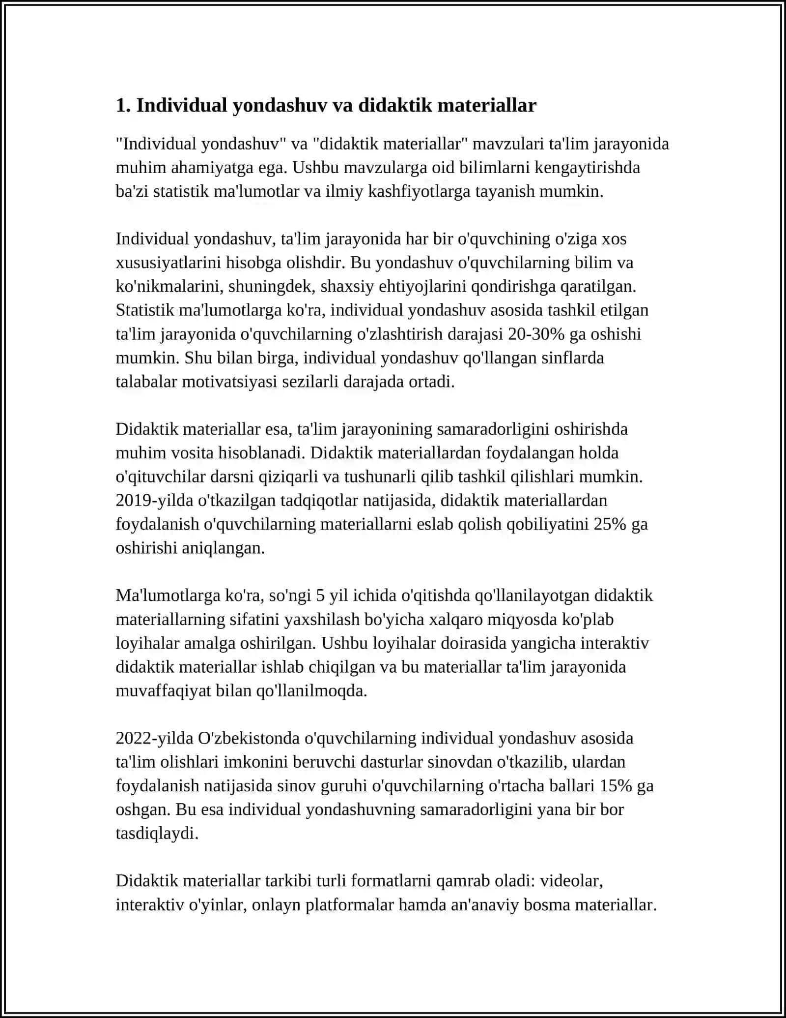 ALOHIDA TA'LIM EHTIYOJLARI BO'LGAN BOLALAR BILISH JARAYONLARINI RIVOJLANTIRISH BO‘YICHA DIDAKTIK MATERIALLAR TO‘PLASH 3