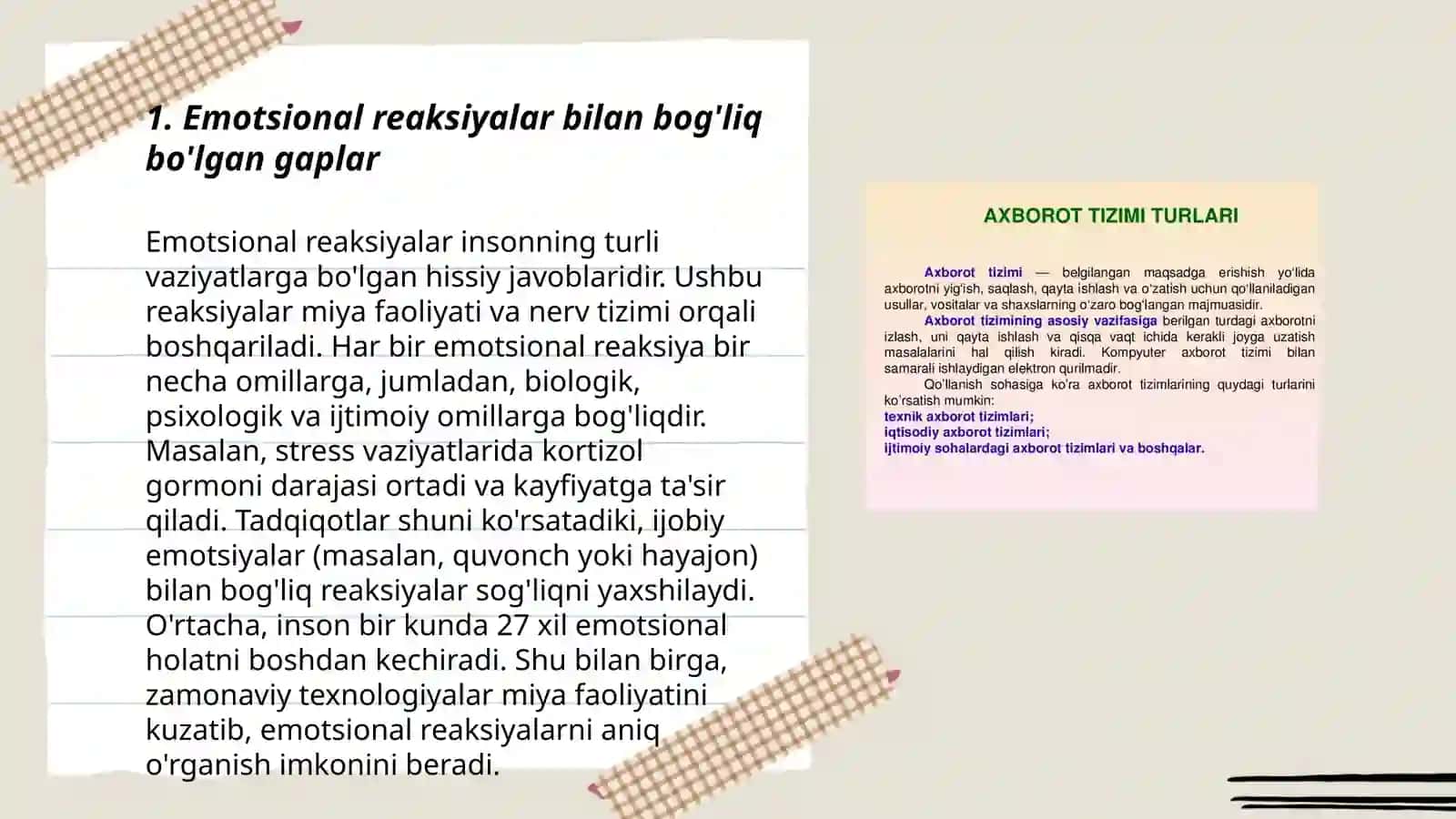 Gaplarning emotsionallikka ko'ra turlari 3