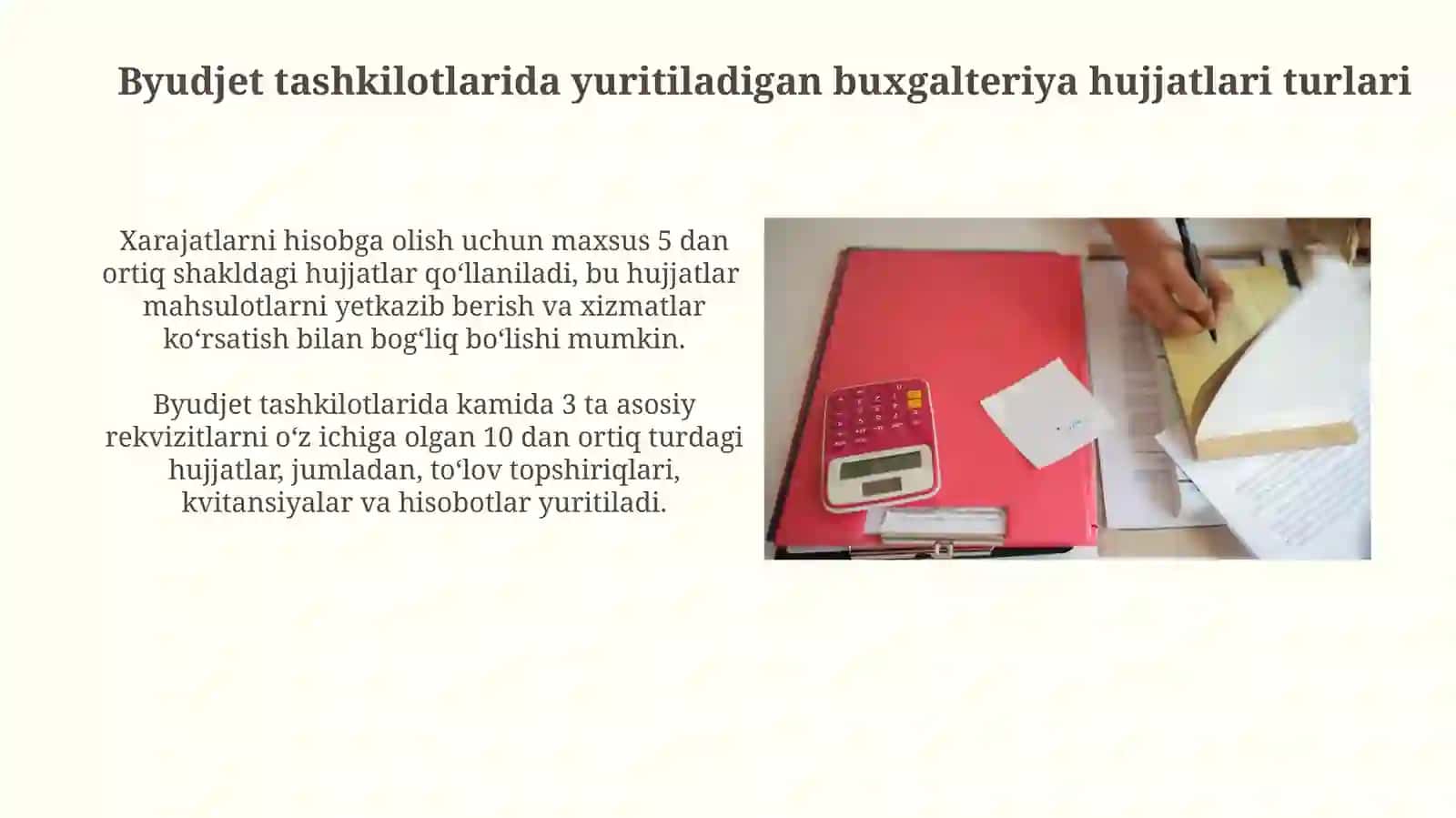 Byudjet tashkilotlarida yuritiladigan hisob hujjatlari hamda registrlari shakllari 3