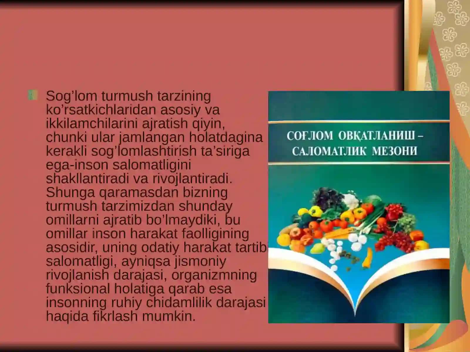 Salomatlik darajasini aniqlash 3