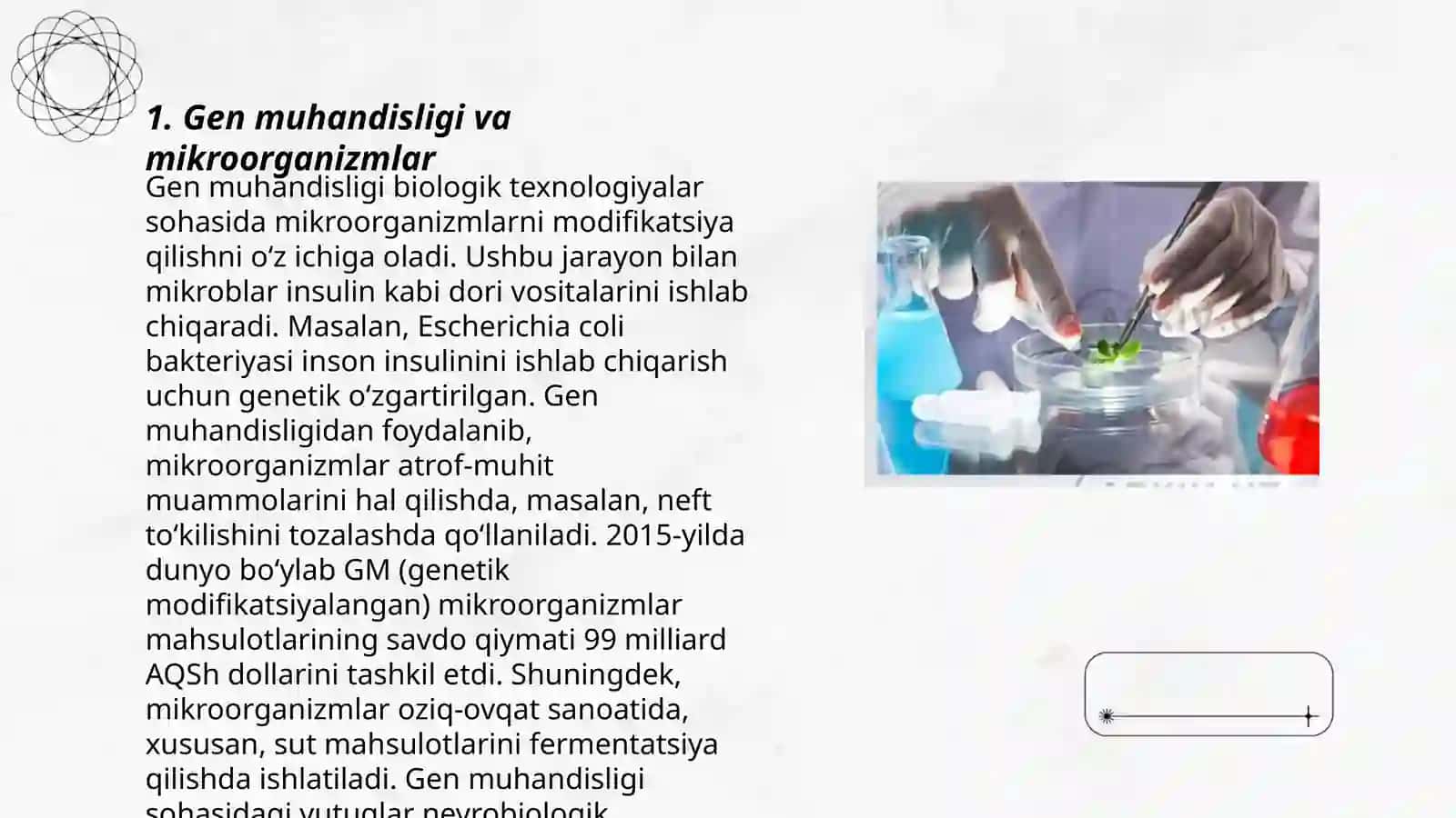 Mikroorganizmlarning gen muhandisligida qoʻllanilishi 3