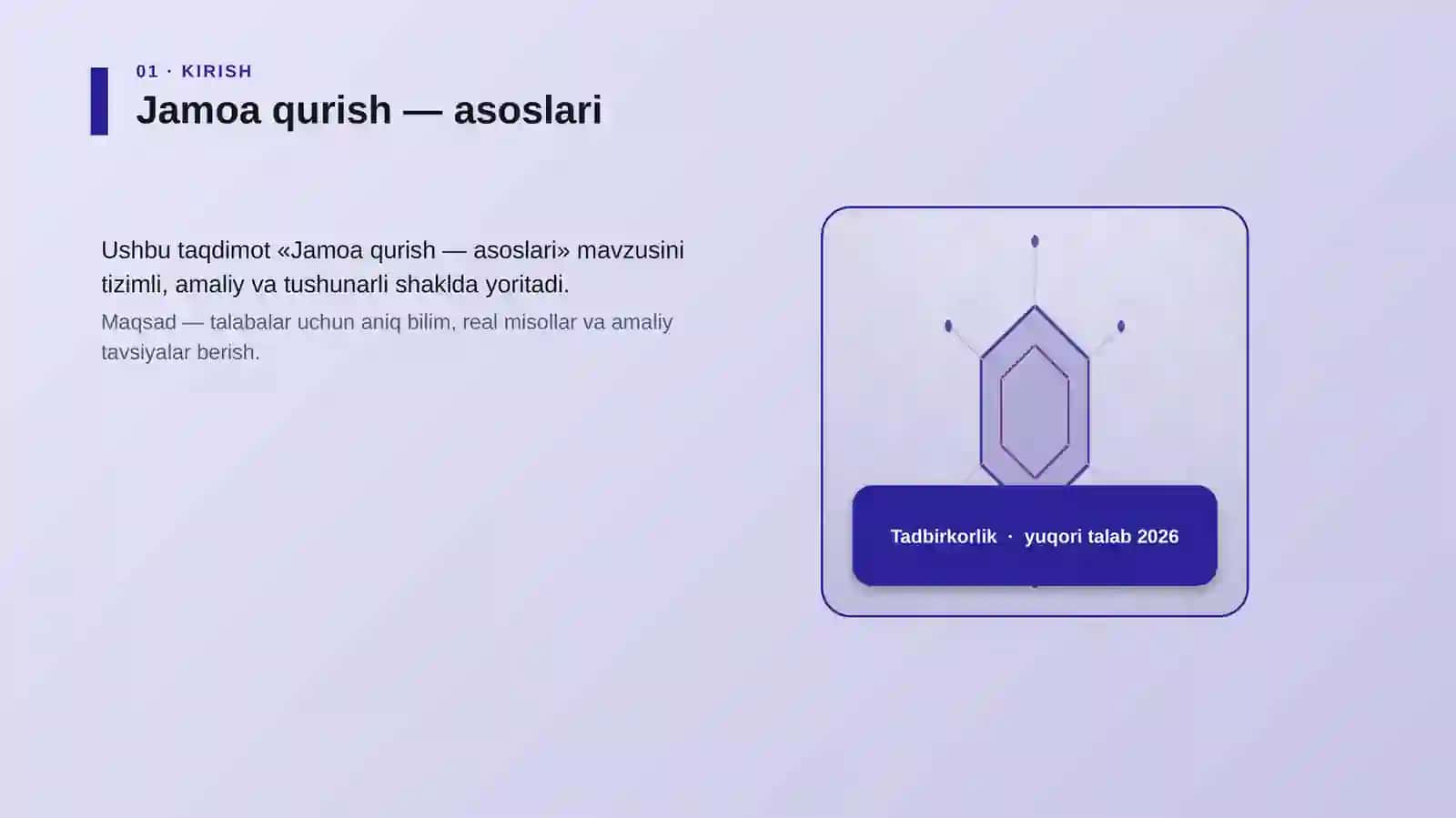 Jamoa qurish — asoslari 3