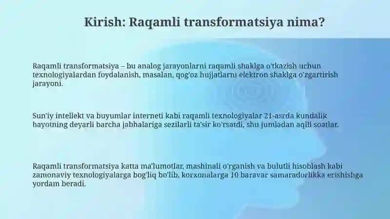 O'zbekistonning raqamli Transformatsiya strategiyasi 3