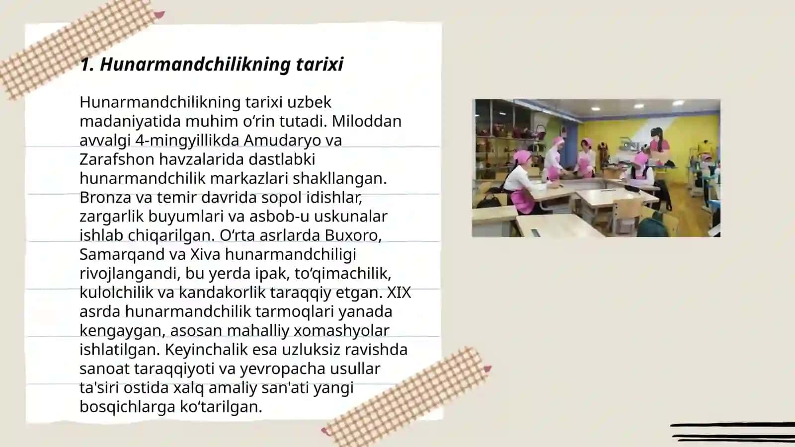Kasb hunarga oid leksika 3