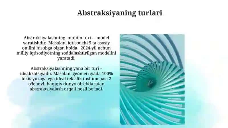Abstraksiya va konkretizatsiya 3