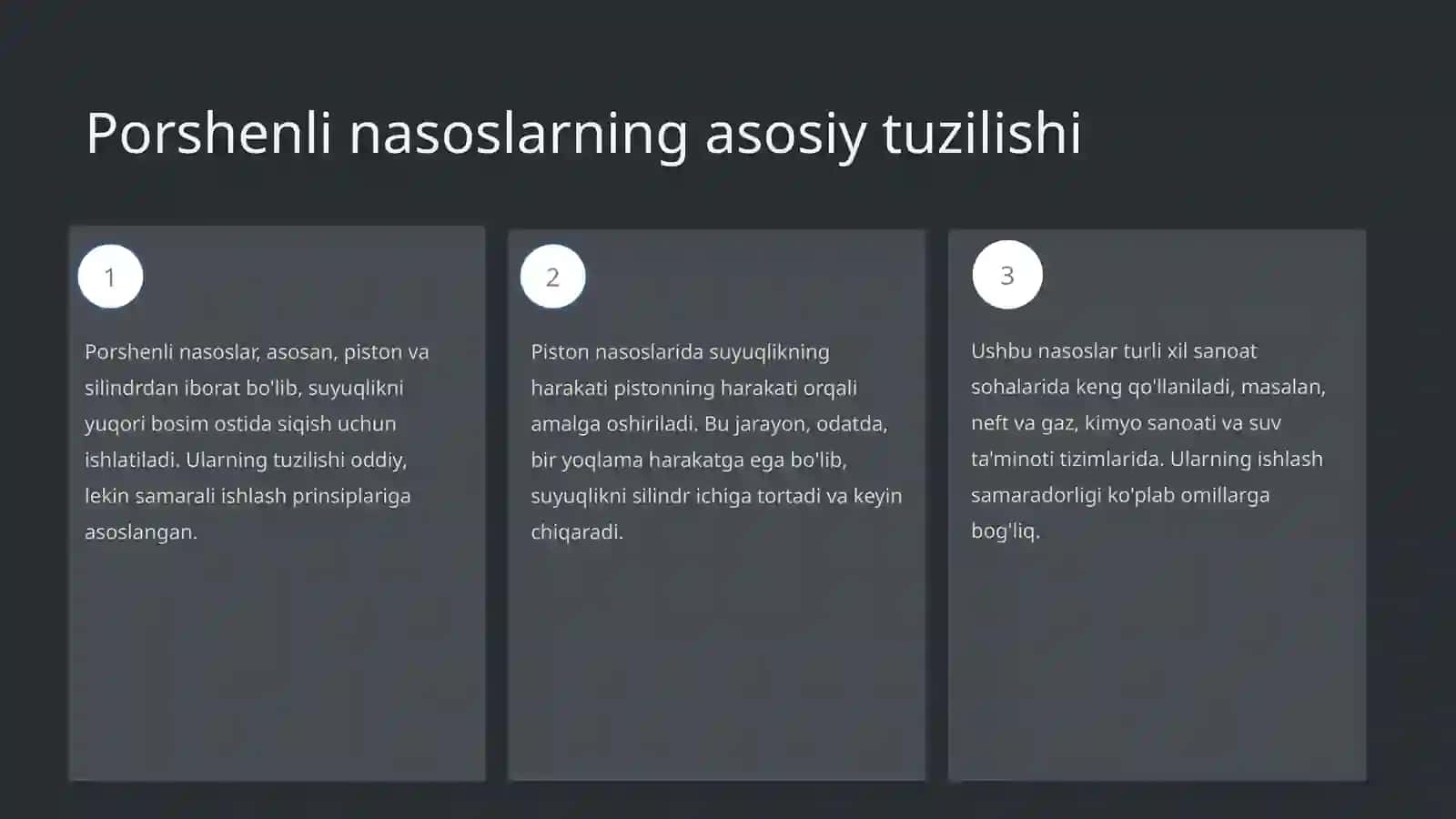 Porshenli nasoslarning foydali ish koeffisiyenti 3
