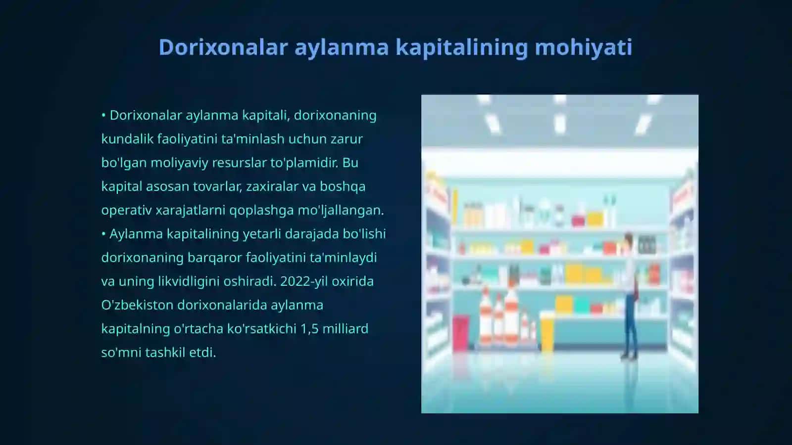 Dorixonalar aylanma kapitalining tahlili 3