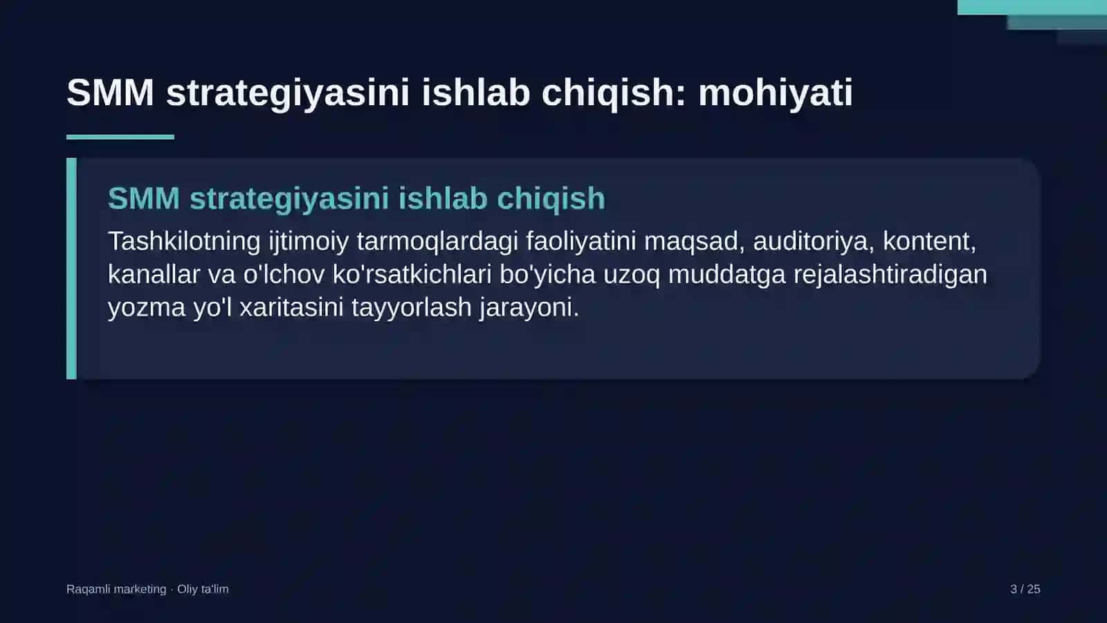 Avtomobilsozlik sanoatida ijtimoiy tarmoqlarda SMM strategiyasini ishlab chiqish 3