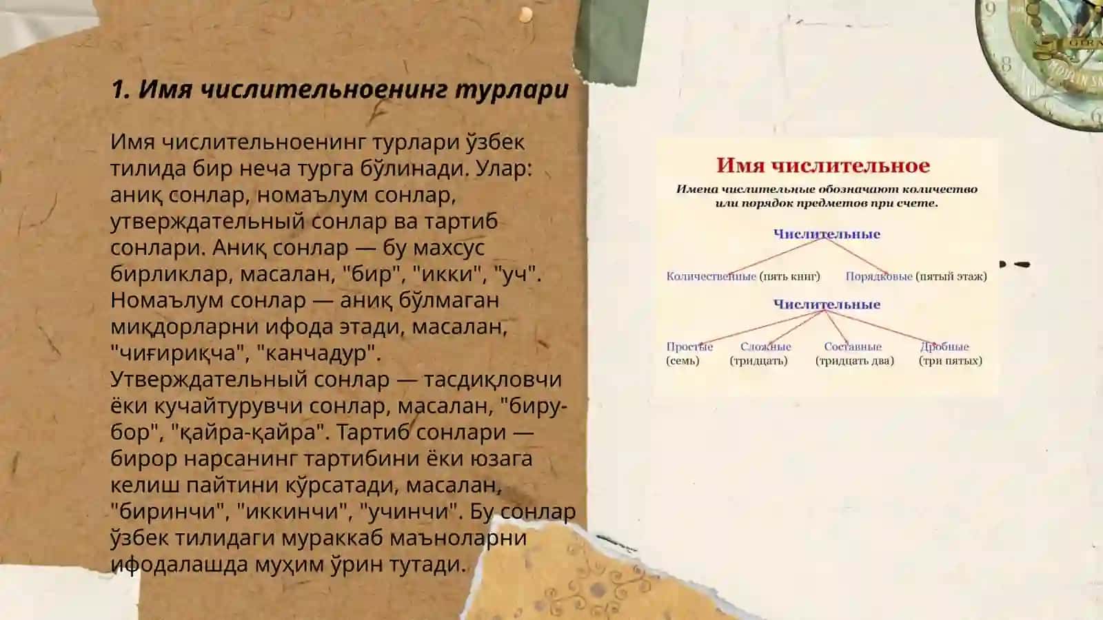 Имя числительное 3