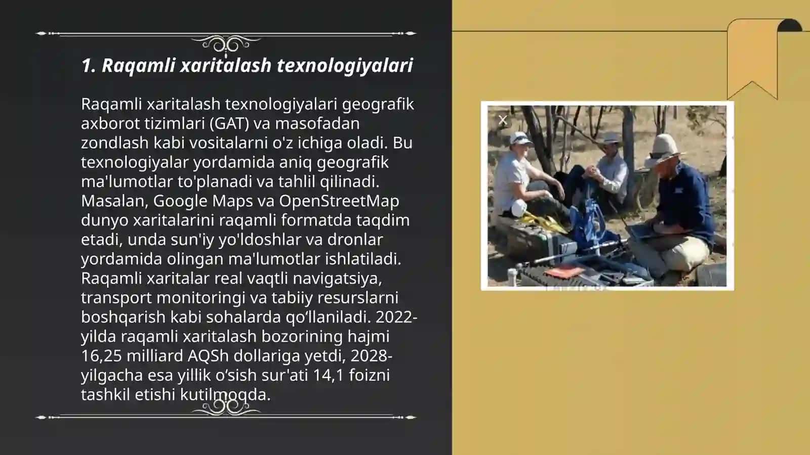 Raqamli xaritalash texnologiyalari 3
