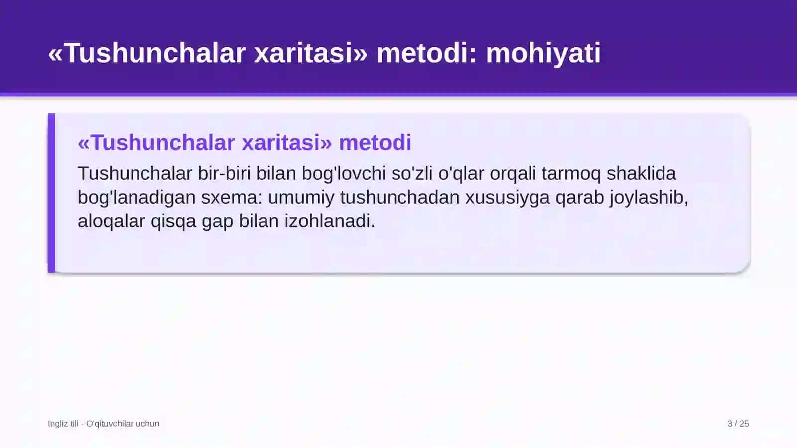 ingliz tili darslarida tushunchalar xaritasi metodidan foydalanish 4807 3