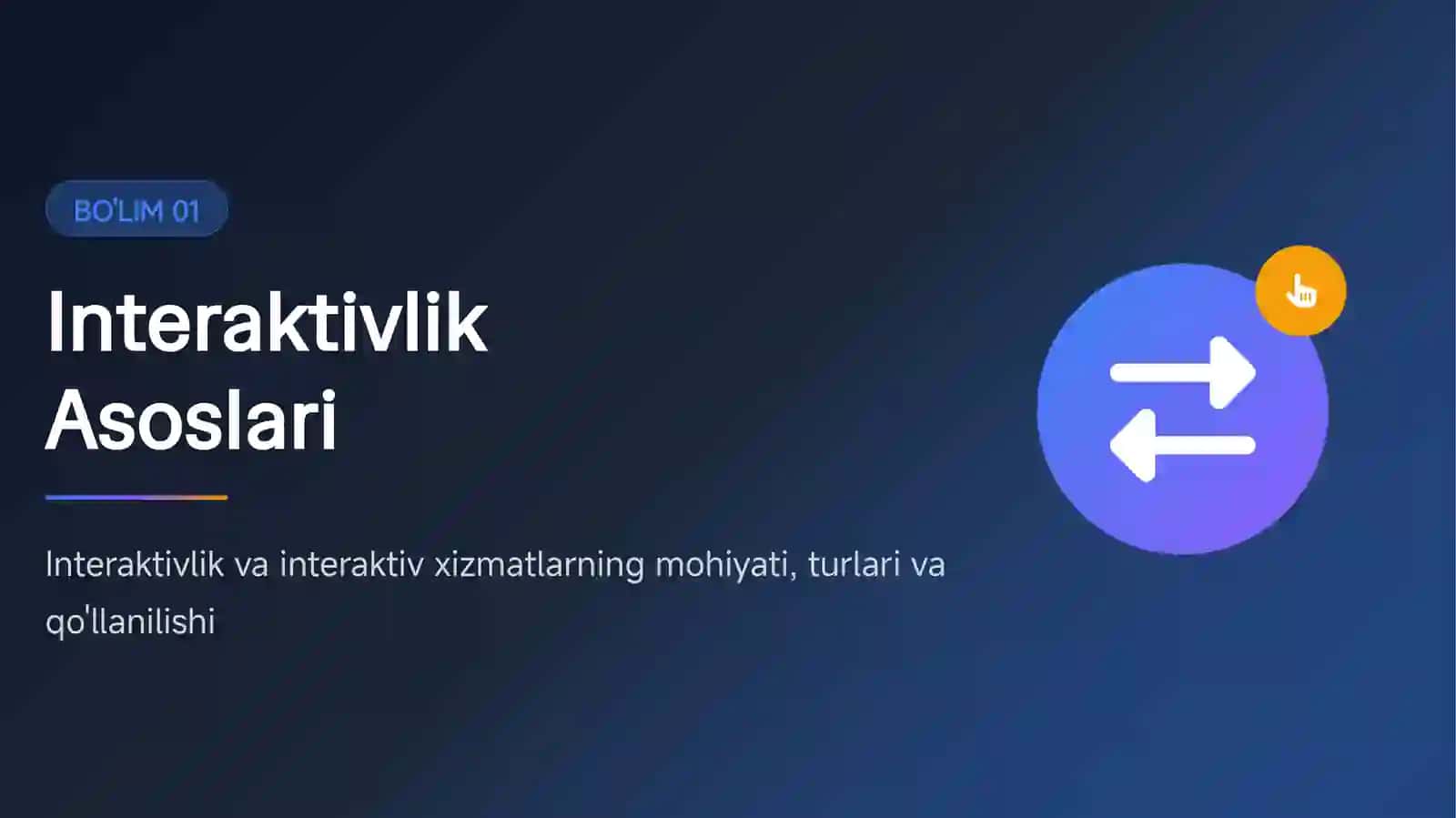 Internetda Interaktiv Xizmatlar 3