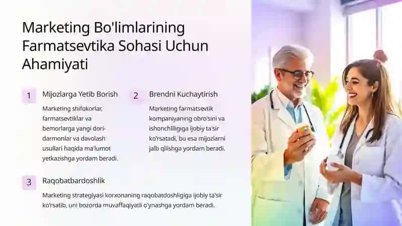 Farmatsevtik Korxonalarda Marketing Bo'limlarini Boshqarish 3