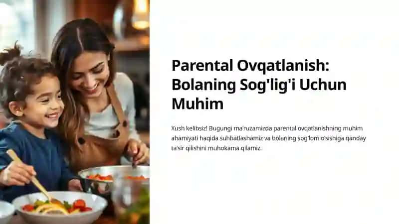 Parenteral Ovqatlanish: Bolaning Sog'lig'i Uchun Muhim 3