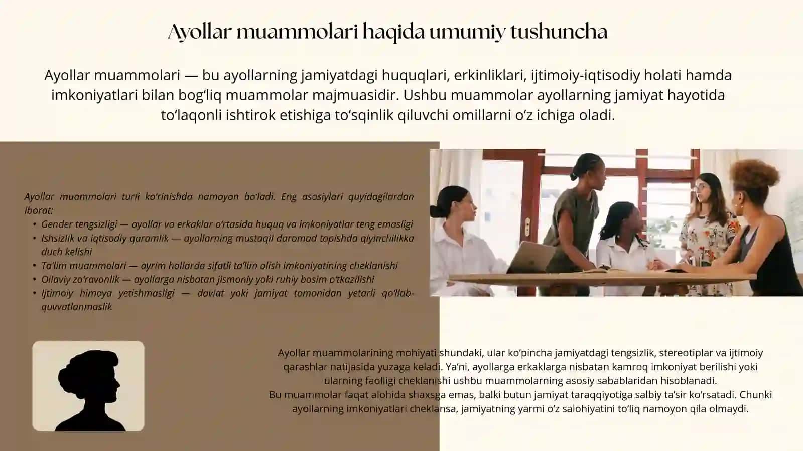 Ayollar muammolarini oʻrganishda xalqaro va mahalliy tashkilotlar oʻrni 3
