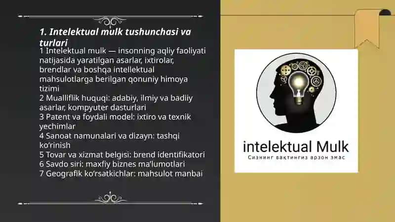 Intelektual mulk 3