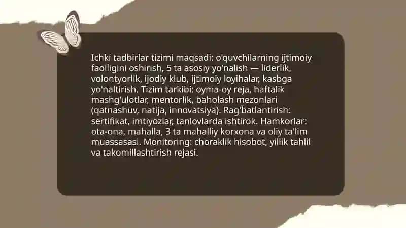 Umumtaʼlim makablari oʼquvchi-yoshlarining ijtimoiy faolligini oshirish usullari 3