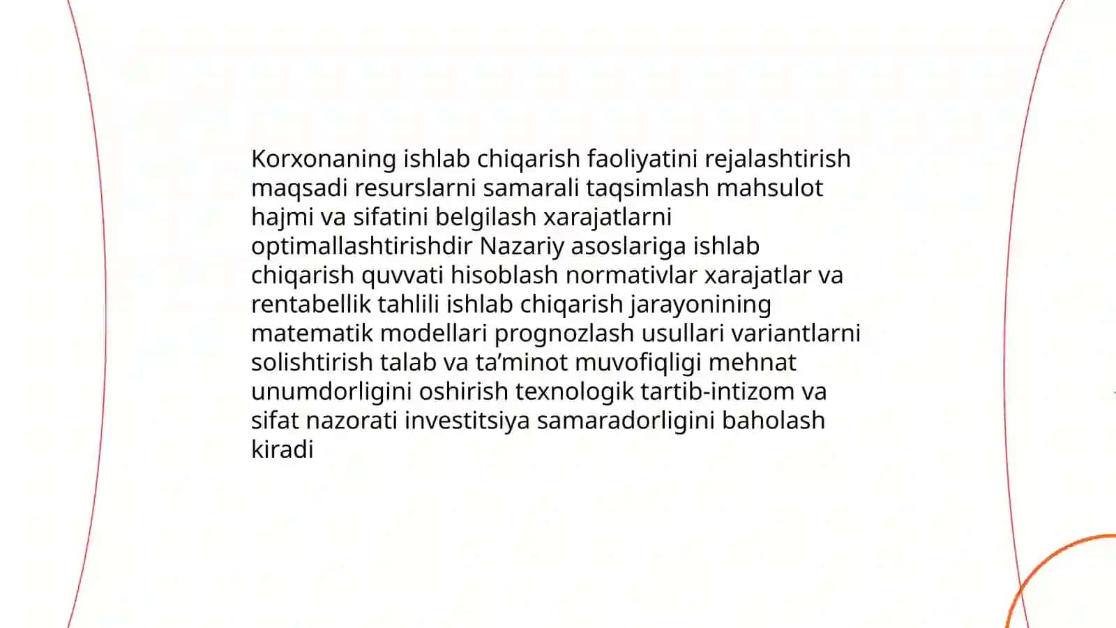 Korxonaning ishlab chiqarish faoliyati nazariy va amaliy tahlili 3