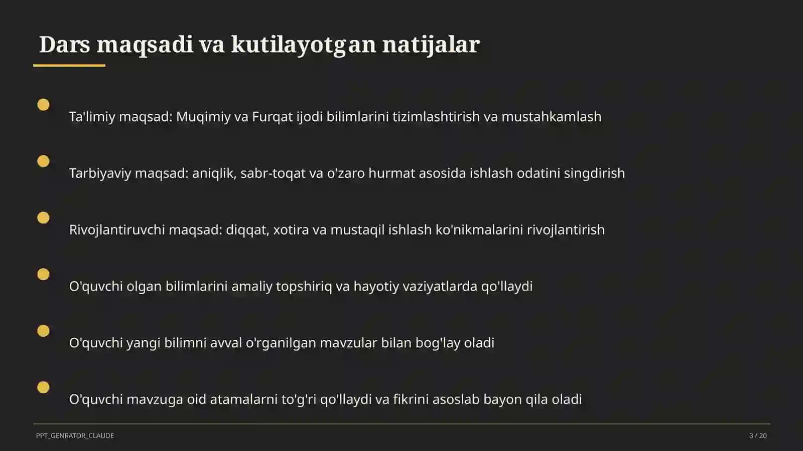 Muqimiy va Furqat ijodi (10-sinf) 3