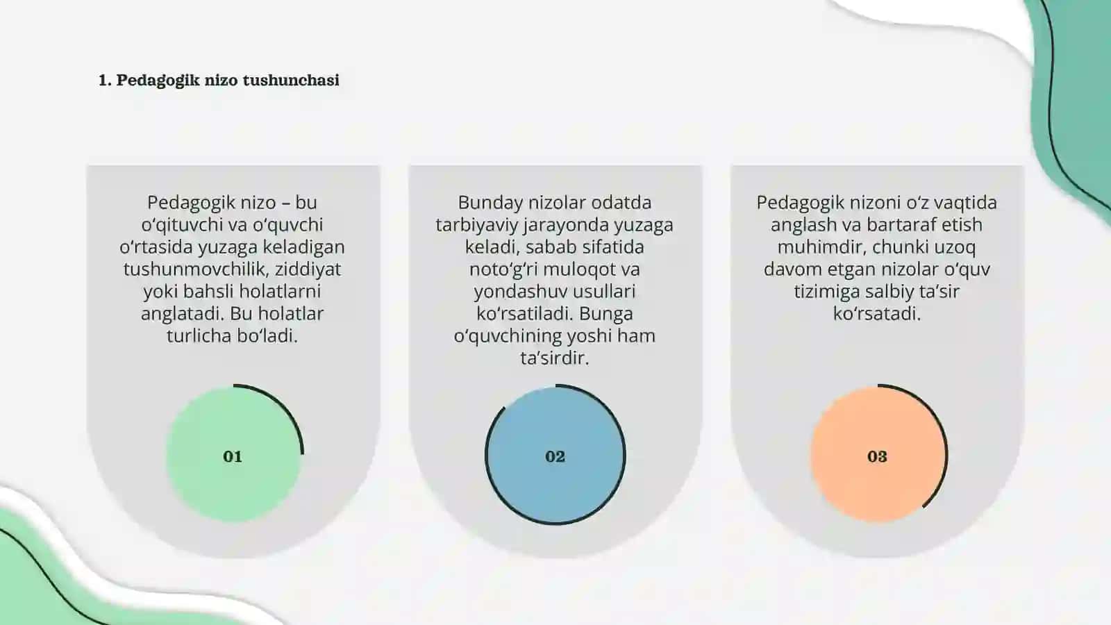 Pedagogik nizo va uning sabablari 3